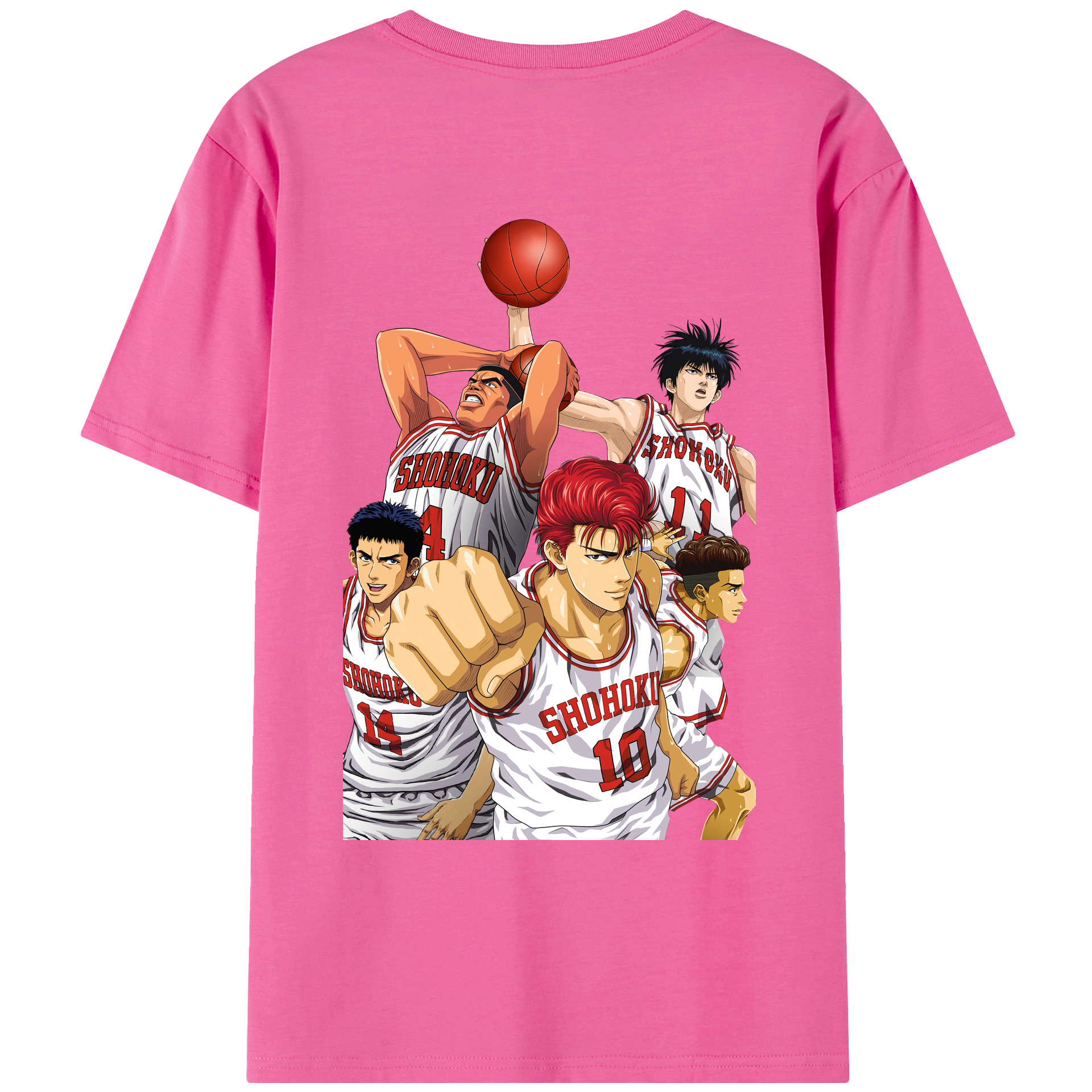 SLAM DUNK／スラムダンク レディース半袖Tシャツ(バックプリント)